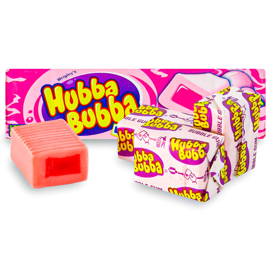 Hubba Bubba Max Outrageously Original Bubble Gum Open, retro candy, retro gum, hubba bubba, hubba bubba bubble gum, hubba bubba chewing gum