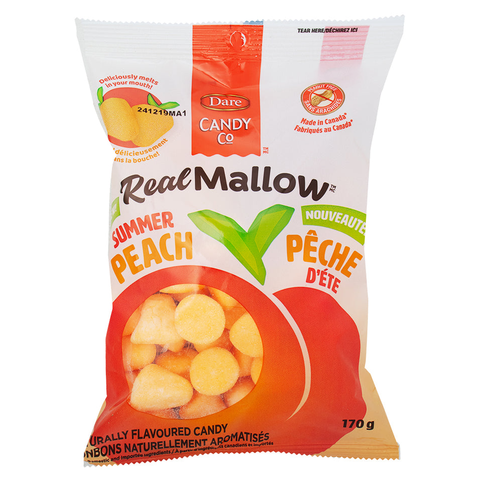 Dare Real Mallow Peach Marshmallows - 170g