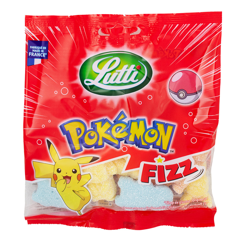 Lutti Pokemon Fizz (UK) - 100g-British candy-fizz candy