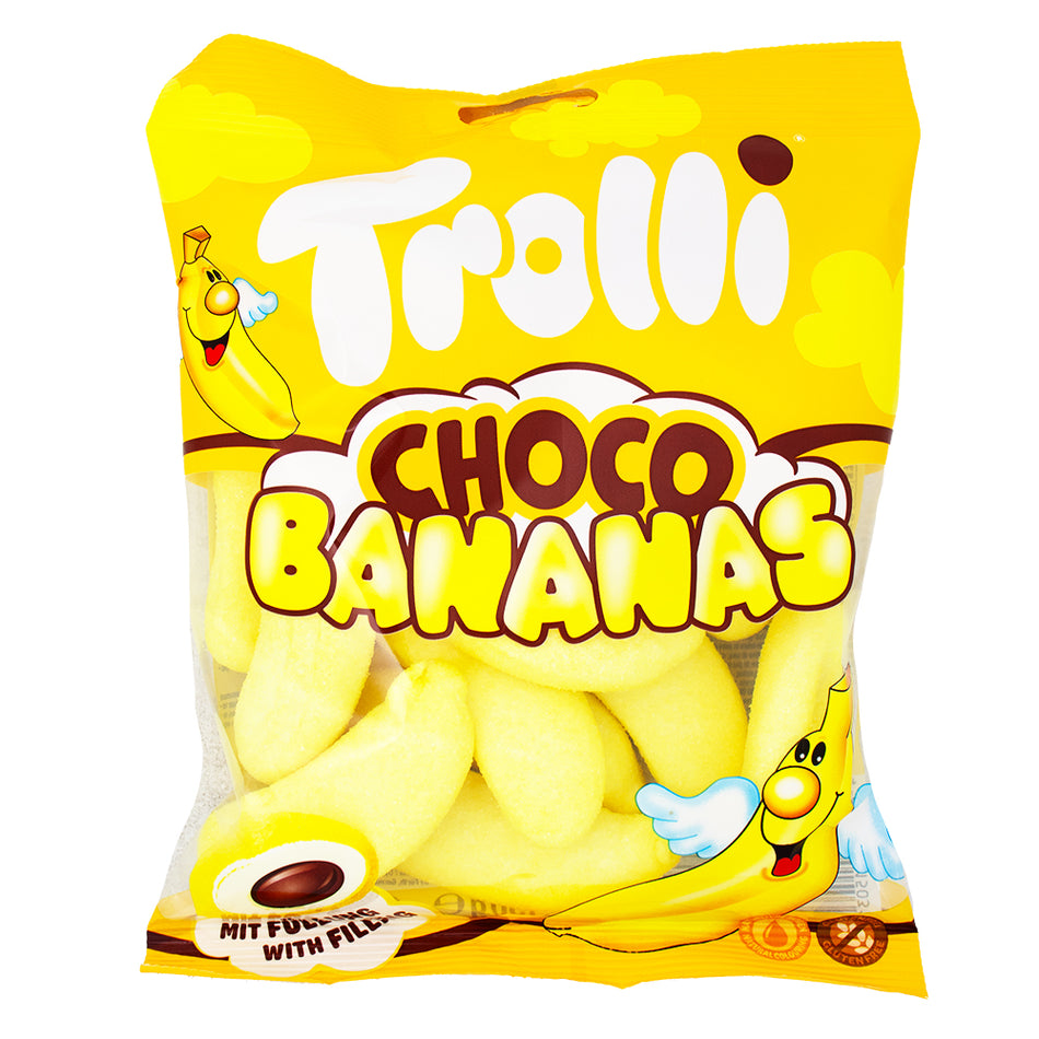 Trolli Choco Bananas Filled Marshmallows (Germany) - 150g