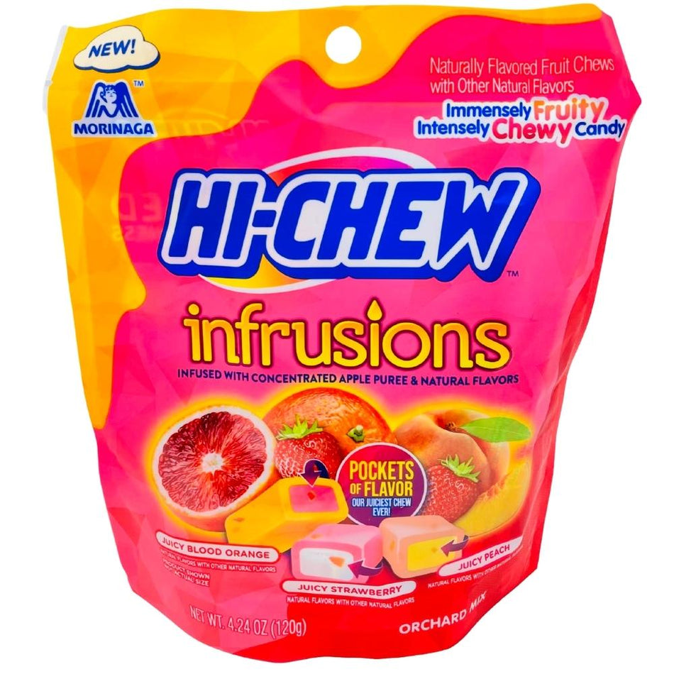 Hi Chew Orchard Mix - 4.24oz, Hi-Chew Orchard Mix, Orchard-fresh fruit candy, Luscious apple chew, Succulent pear delight, Mixed berries candy, Chewy fruity adventure, Natural sweetness treat, Hi-Chew flavor burst, Fruity joy in every chew, Snackable fruit fiesta, hi chew, hi chew candy, hi chew candies, hi-chew, hi-chew candy, hi-chew candies
