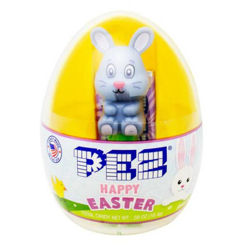pez easter egg with bunny easter basket idea
