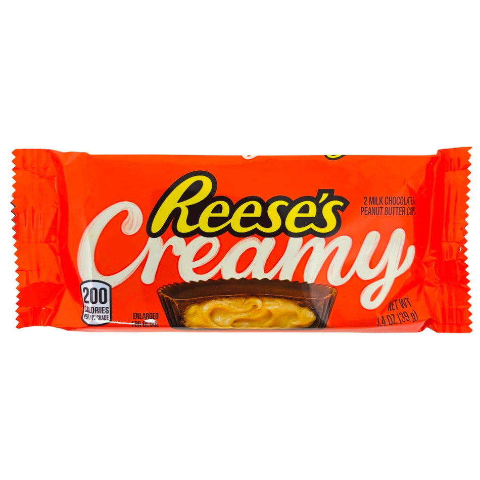 Reese Creamy Peanut Butter Cup 1.4oz Front, Reeses, reeses chocolate, reese, reese chocolate, reeses peanut butter cups, new peanut butter cups, new reeses