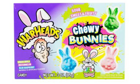 warheads gummy bunnies easter candy